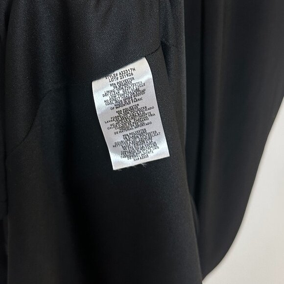 BETSY & ADAM Asymmetric Single Long Sleeve Gown in Black Size US 8 - Picture 11 of 15